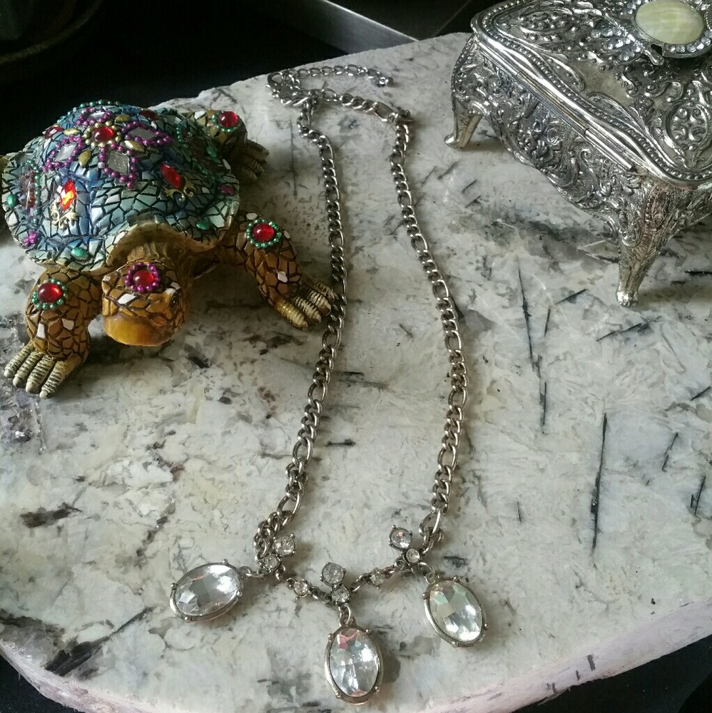 Crystal Dangle Necklace